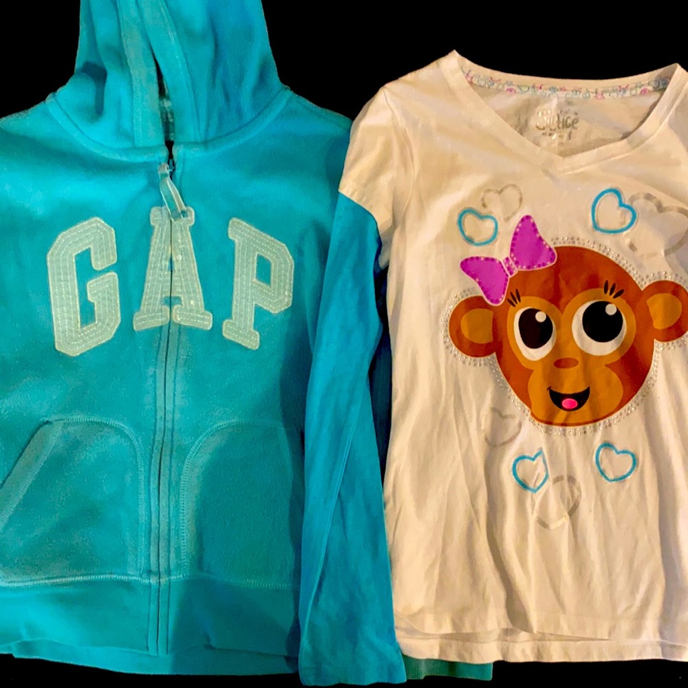 Tween package: hoodie and t-shirt